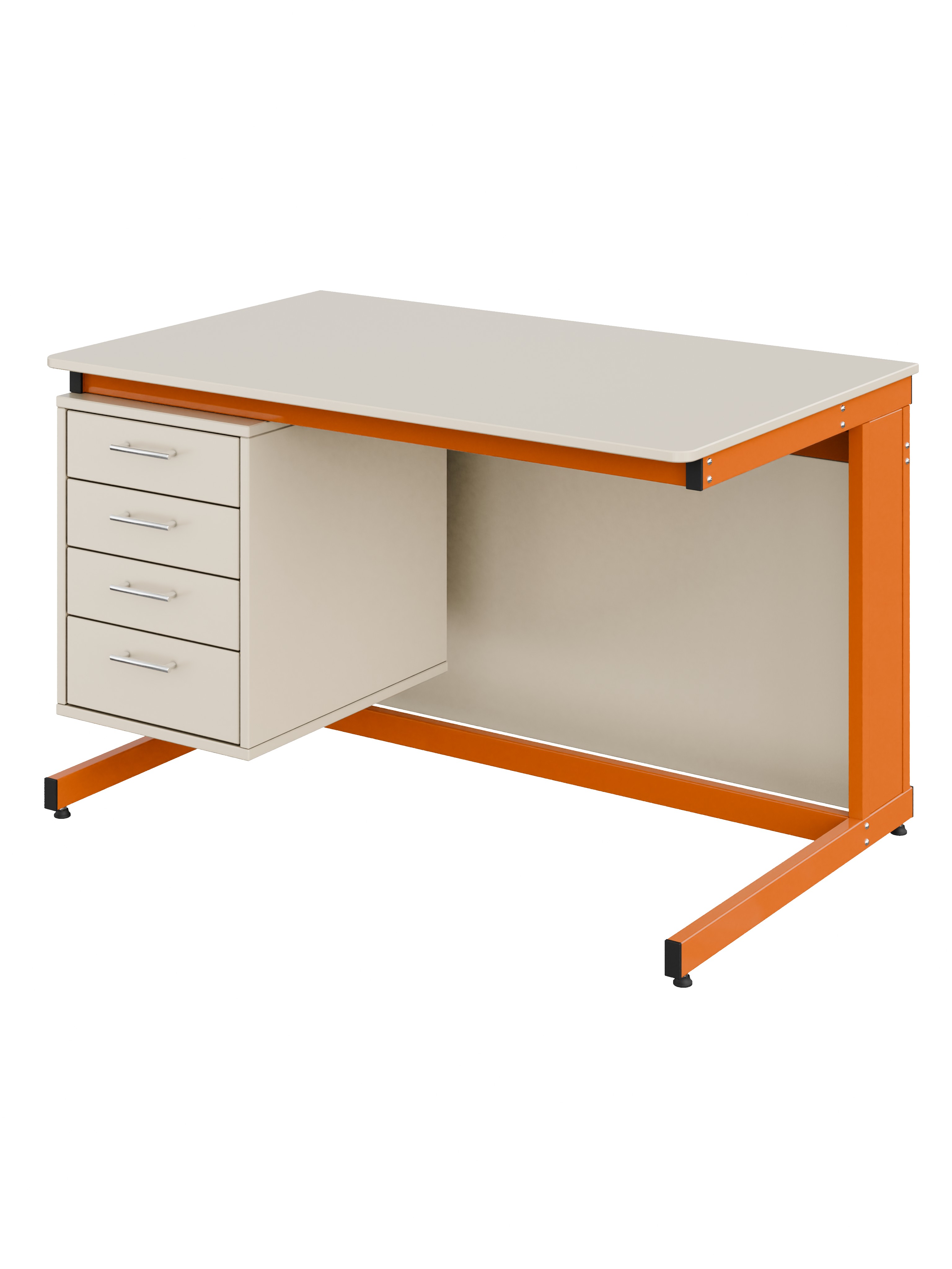 Стіл вчителя 1400х700 з тумбою Pro 2 (7974) МЕБЛІ ТЕХНОСТИЛЬ